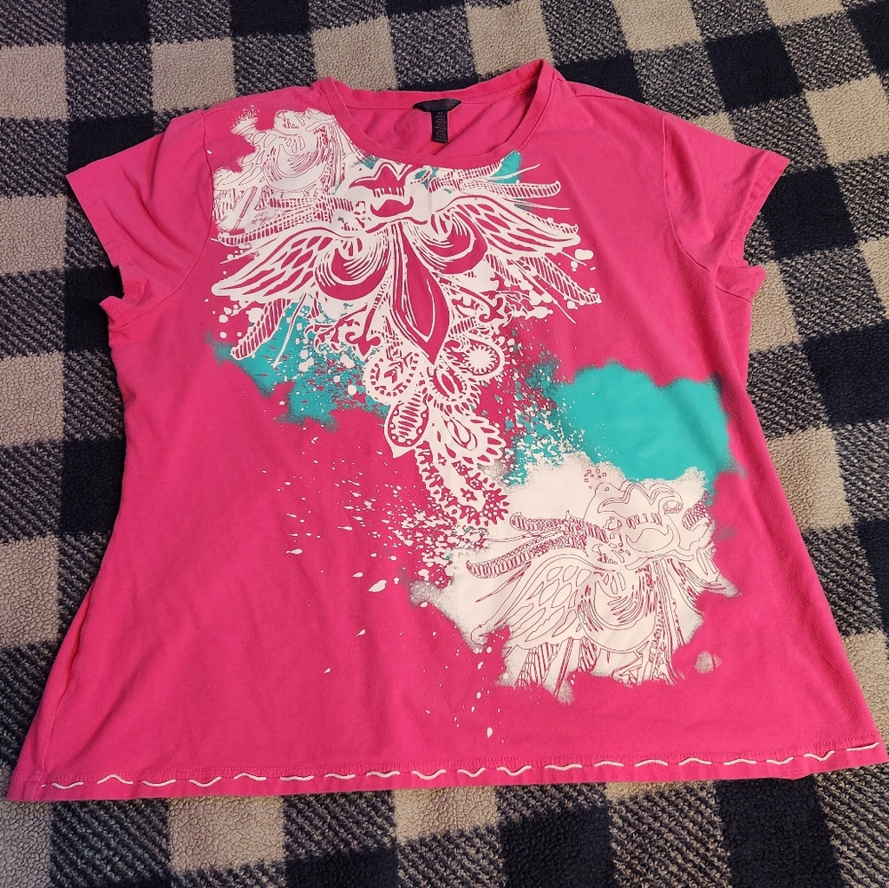 Y2k mcbling style dereon shirt